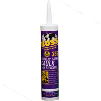 Picture of Accumetric BOSS (R) 363 Brown 10.1 Oz Tube Acrylic Latex Caulk 02434BR10 13-0748                                             