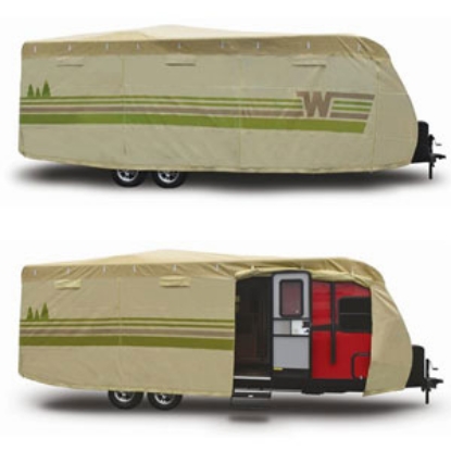 Picture of ADCO Winnebago (TM) Tan Polypropylene Cover For 15' 1"-18' Travel Trailers 64839 01-8649                                     