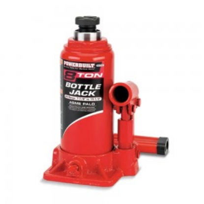 Picture of AllTtrade Powerbuilt (R) Adjustable 7-7/8-15-1/2"Height 8 Ton Bottle Jack 647527 69-0262                                     