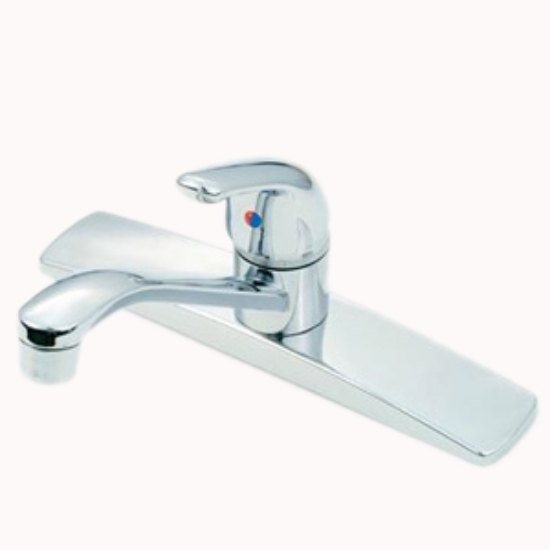 Picture of American Brass  Chrome w/Single Lever 8" Kitchen Faucet w/D-Spout SL800F 10-2359                                             