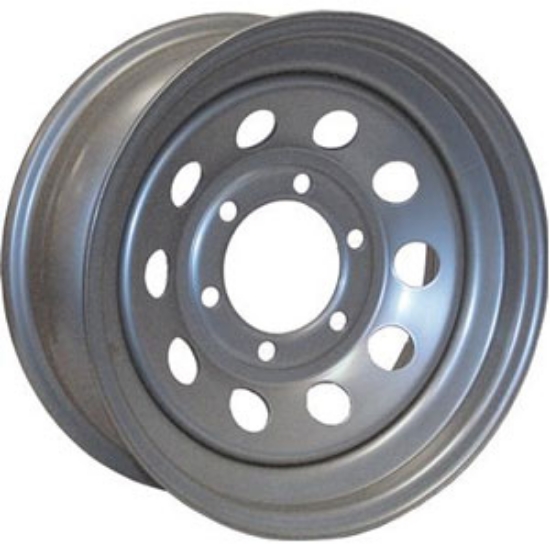 Picture of Americana  16" x 6" 6-Lug Morton Silver Trailer Wheel 20746 17-0045                                                          