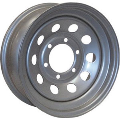 Picture of Americana  16" x 6" 8-Lug Morton Silver Trailer Wheel 20797 17-0047                                                          