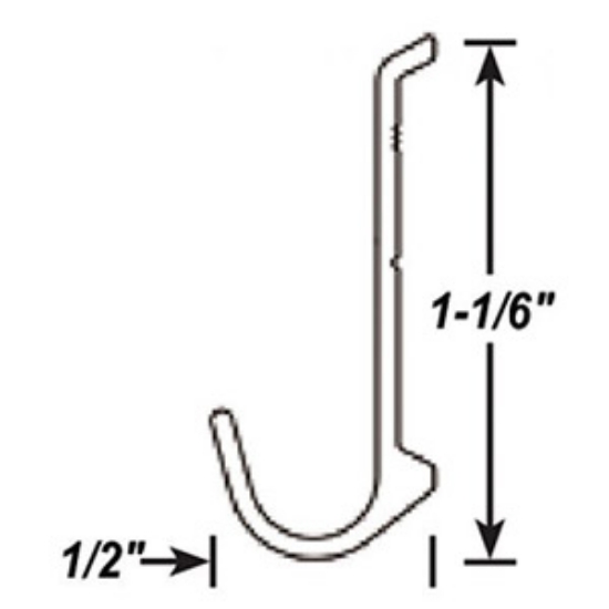 Picture of AP Products  1/2"W x 1-1/16"H x 16' Black Drip Rail 021-50102-16 20-6915                                                     