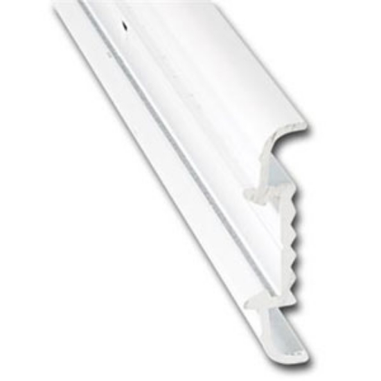 Picture of AP Products  1-1/4"W x 1/3"T x 16'L Polar White Aluminum Long Leg Insert Corner Trim 021-56401-16 20-6961                    