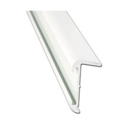 Picture of AP Products  1-1/4"W x 1/3"T x 8'L Polar White Aluminum Insert Molding Trim 021-56401-8 20-6962                              