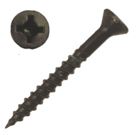 Picture of AP Products  250 Bronze Flat Head 8 x 1.5" Screw 012-FSQ250BZ 8X11/2 69-0053                                                 