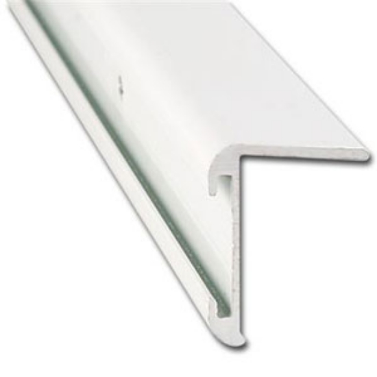 Picture of AP Products  31/32"W x 8'L x 1-1/4"H Aluminum Long Leg Insert Corner Trim 021-85203-8 20-6985                                