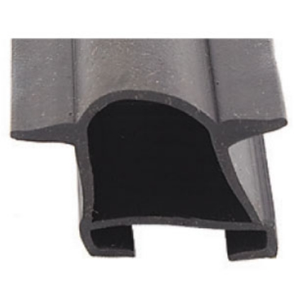 Picture of AP Products  Black 1-1/2"W x 1"H x 40'L Slide-On Seal w/ Fins 018-522 13-1004                                                