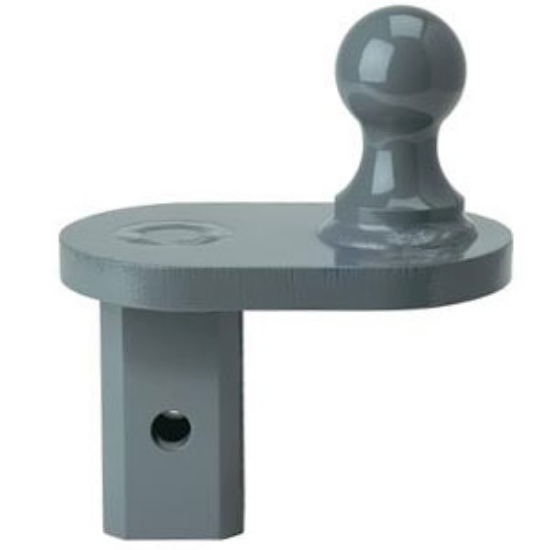 Picture of B&W Hitches Turnoverball (TM) Steel 2-5/16" w/2-1/2 Shank 4" Extender Gooseneck Trailer Hitch Ball GNXA4585 14-3055          