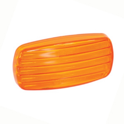 Picture of Bargman  Amber Snap-On Side Marker Light Lens For Bargman 58 Series 34-58-012 18-0583                                        