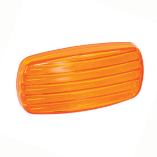 Picture of Bargman  Amber Snap-On Side Marker Light Lens For Bargman 58 Series 34-58-012 18-0583                                        