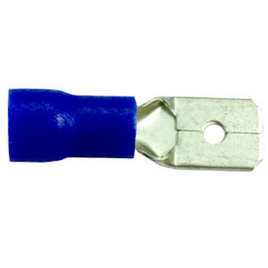 Picture of Battery Doctor  100-Pack 16-14 Ga 1/4" Vinyl Male Quick Disconnect Terminal 80290 19-3625                                    