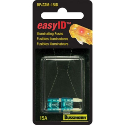 Picture of Bussman easyID 2-Pack 10A ATM Red Blade Fuse BP/ATM-10ID 19-2727                                                             