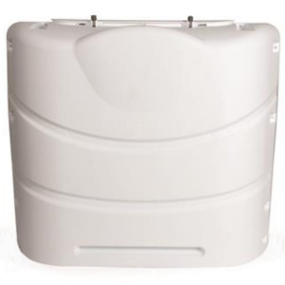 Picture of Camco  Polar White Polyethylene Double 20LB/30LB LP Tank Cover 40542 06-0631                                                 