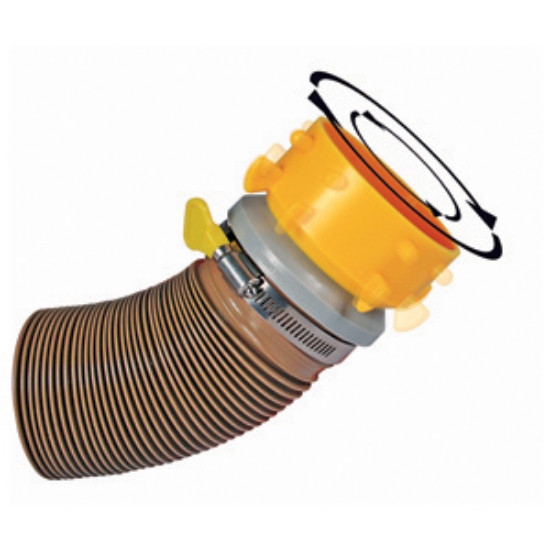 Picture of Camco Revolution Swivel Lug Sewer Hose Connector 39491 11-0028                                                               