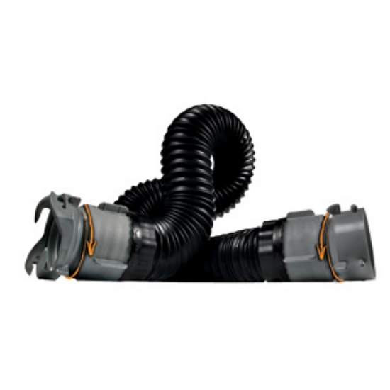 Picture of Camco RhinoEXTREME (TM) Black 5' Sewer Hose Extension 39865 11-0364                                                          