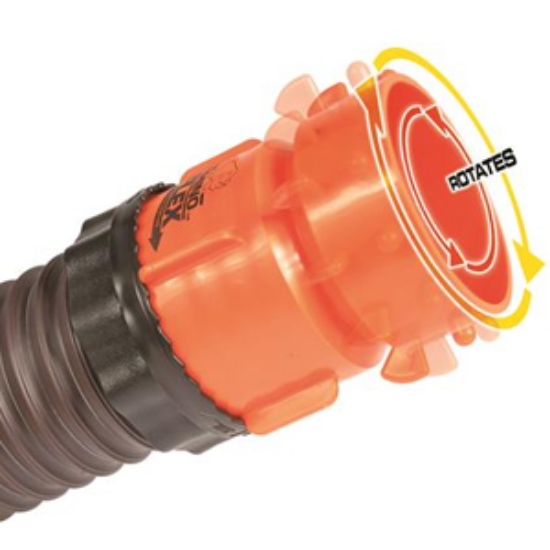 Picture of Camco RhinoFLEX (TM) Swivel Lug Bayonet Sewer Hose Connector 39773 11-0035                                                   