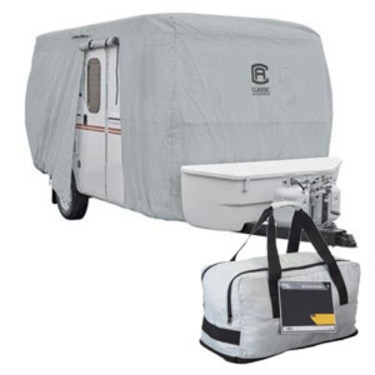 Picture of Classic Accessories PermaPro Molded Fiberglass RV Cover For 10-1/2'-13' Trailer 80-408-151001-RT 01-0907                     