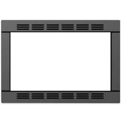 Picture of Contoure  20-1/2"W x 15"H Black Microwave Oven Trim Kit RV-TRIM9B 19-9090                                                    