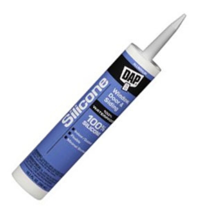 Picture of DAP  Aluminum 10.1 Oz Silicone Caulk 08643 69-0045                                                                           