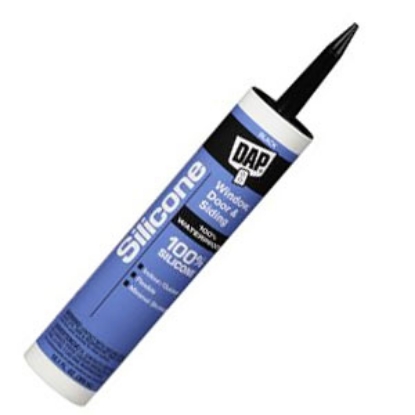 Picture of DAP  Black 10.1 Oz Silicone Caulk 08642 69-0044                                                                              