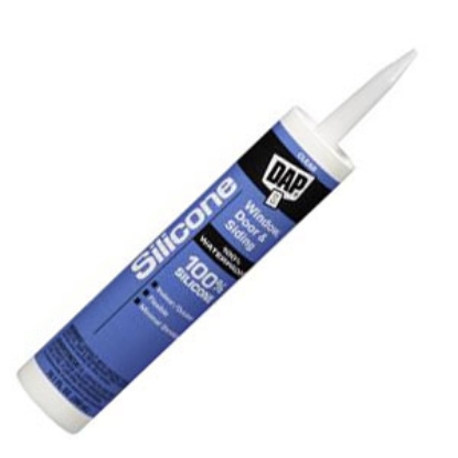 Picture of DAP  Clear 10.1 Oz Silicone Caulk 08641 69-0043                                                                              