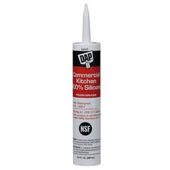 Picture of DAP  Clear 9.8 Oz Silicone Caulk 08658 13-5799                                                                               