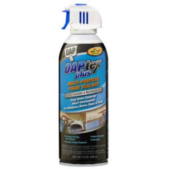 Picture of DAP DAPtex (R) 12 Oz Aerosol Can Foam Sealant 18836 69-0033                                                                  