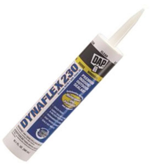 Picture of DAP Dynaflex 230 (R) Clear 10.1 Oz Latex Caulk 18304 69-0031                                                                 