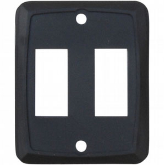 Picture of Diamond Group  3-Pack Black Double Opening Switch Plate Cover DG215PB 69-8865                                                