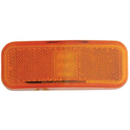 Picture of Diamond Group  Amber 4"W x 1.5"H LED Side Marker Light DG52718VP 18-2286                                                     