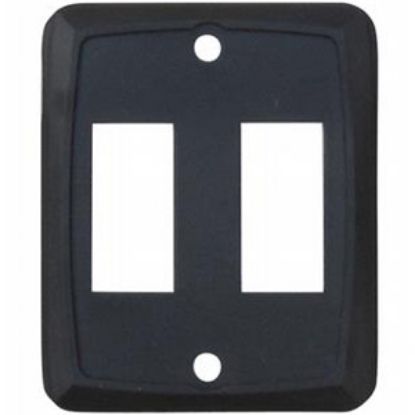 Picture of Diamond Group  Black Double Opening Switch Plate Cover DG215VP 19-1986                                                       