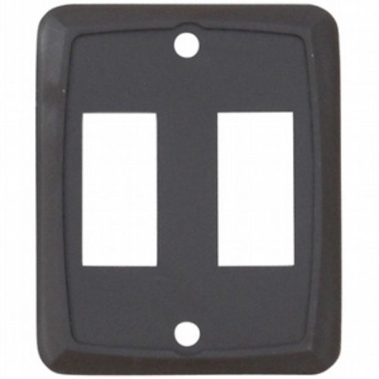 Picture of Diamond Group  Brown 125V/ 16A SPST Double Rocker Switch w/ Bezel DGZ721VP 19-5025                                           