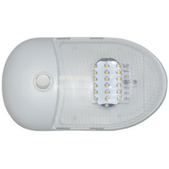 Picture of Diamond Group  White Single Daylight White LED Dome Light DG65429VP 18-5024                                                  