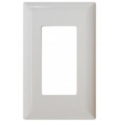 Picture of Diamond Group  White Single Speed Decor Opening Switch Plate Cover DG52494VP 19-1364                                         