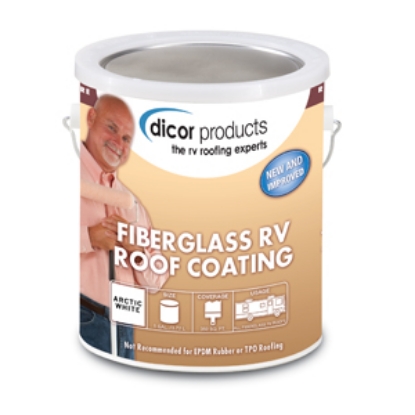 Picture of Dicor  1 Gal Can White Roof Coating For RV Roof RP-FRC-1 13-1175                                                             