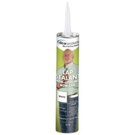 Picture of Dicor  Dove White 10.3 Oz Tube Non-Sag Roof Sealant 551LSD-1 13-0073                                                         