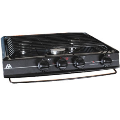 Picture of Dometic  Black 3-Burner Piezo Cooktop 52939 07-0044