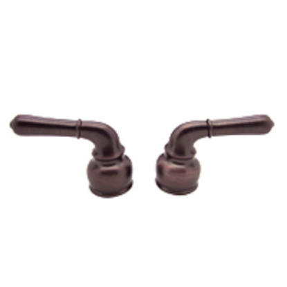 Picture of Dura Faucet  2-Pack Satin Nickel Zinc Teapot Style Lever Faucet Handle DF-RKCM-SN 10-9006                                    