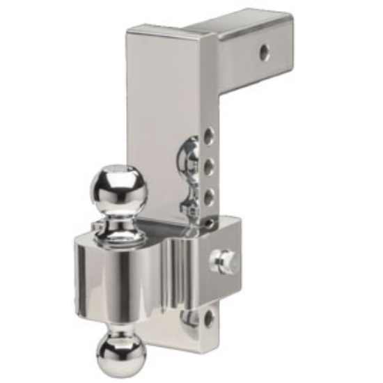 Picture of Fastway E-Series HD 8”/0” drop/rise Adjustable Aluminum Ball Mount 42-00-2825 14-1636                                        