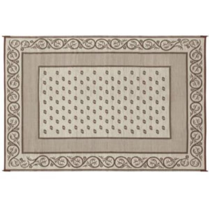 Picture of Faulkner  16' x 8' Beige Reversible Camping Mat 49599 01-0639                                                                