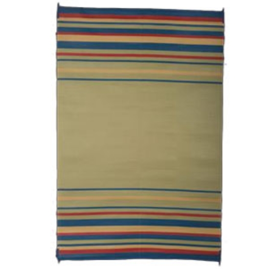 Picture of Faulkner  20'L x 8'W Blue/ Brick/ Beige/ Green Polypropylene Camping Mat 68847 01-1044                                       