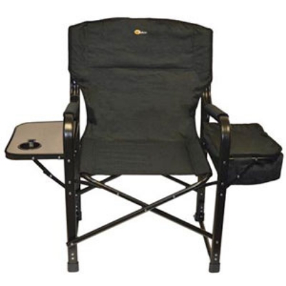 Picture of Faulkner  Black El Capitan Director's Chair w/ Side Tray & Cooler Bag 49580 03-0313                                          