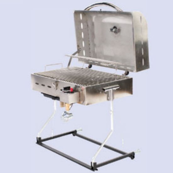 Picture of Faulkner  Rectangular Stainless Steel Barbeque Grill 52302 06-0717                                                           