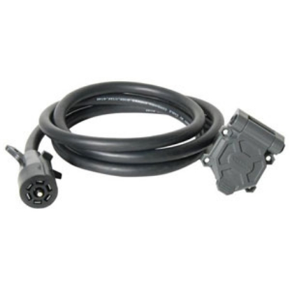 Picture of Hopkins  7-Way Vehicle End Trailer Connector w/8' Cable 20049 55-0278                                                        