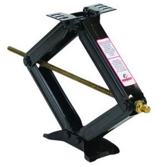 Picture of Husky Towing  Single 5,000 Lb 24" Max Stabilizer Scissor Jack 88122 71-5268                                                  