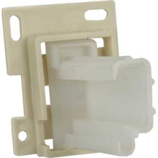 Picture of JR Products  Plastic ? Shape Adjustable Drawer Slide Socket w/Screws 70715 20-1907                                           