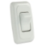 Picture of JR Products  White 125-250V/ 16A SPST Single Rocker Switch w/ Bezel 12005 19-0172                                            