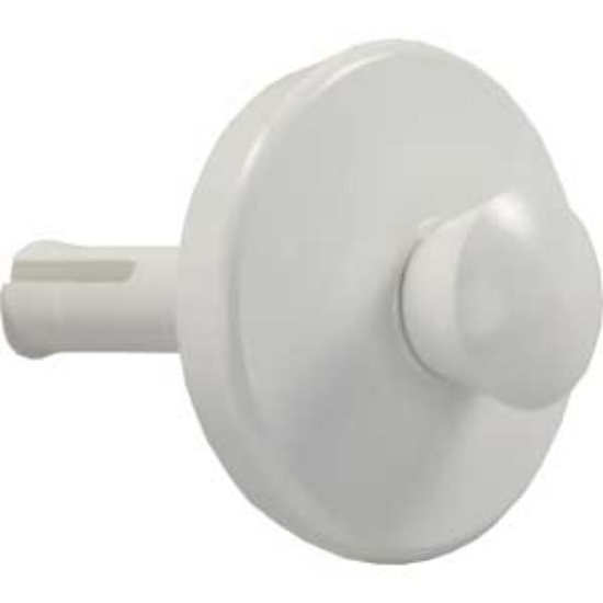 Picture of JR Products  White Plastic Pop-Stop Sink Drain Stopper 95105 10-1750                                                         