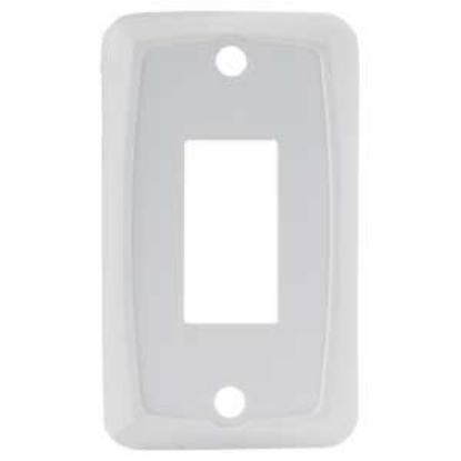 Picture of JR Products  White Single Opening Multi Purpose Switch Faceplate 12845 19-1884                                               